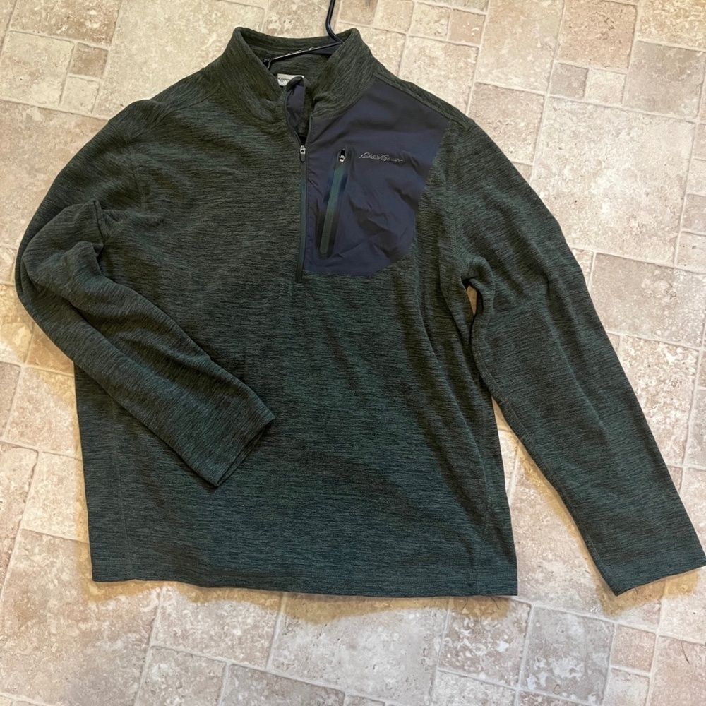 Eddie Bauer 1/4 zip pullover Mens L